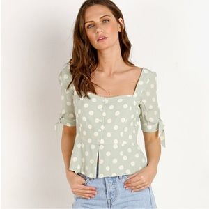 Capulet Lila Blouse Polka Dot